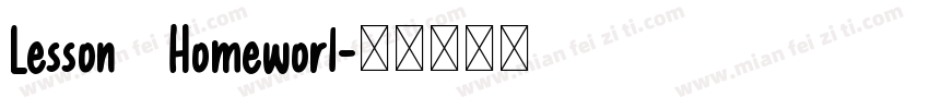 Lesson 7 Homeworl字体转换